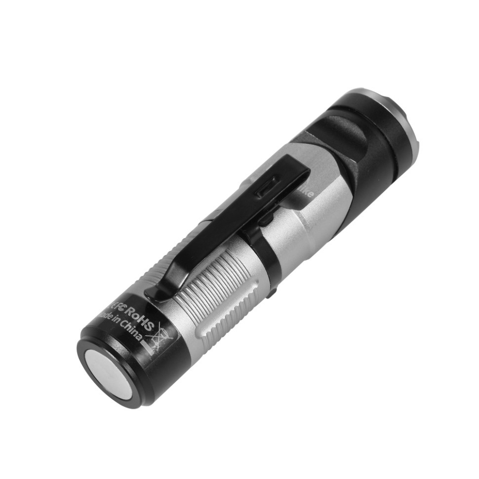 Ліхтар із кліпсою Naturehike CNK2450ZM013, чорно-сірий