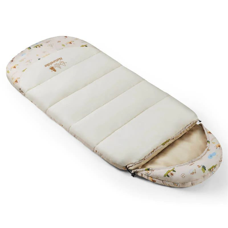 Спальник дитячий з капюшоном Naturehike B300 CNH22SD001, бежевий фото 2