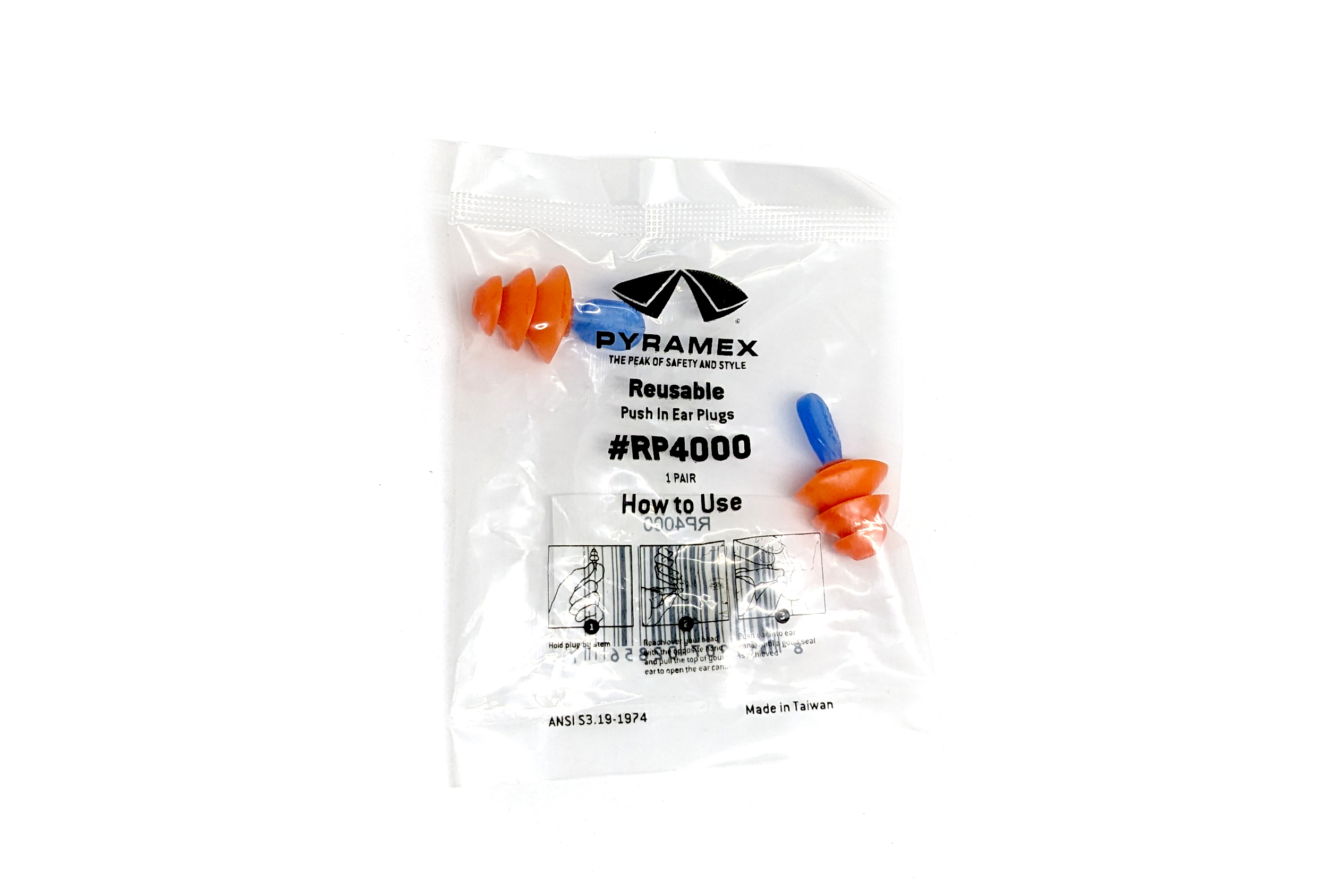 Беруши многоразовые Pyramex RP4000 (защита слуха SNR 31 дБ) фото 3