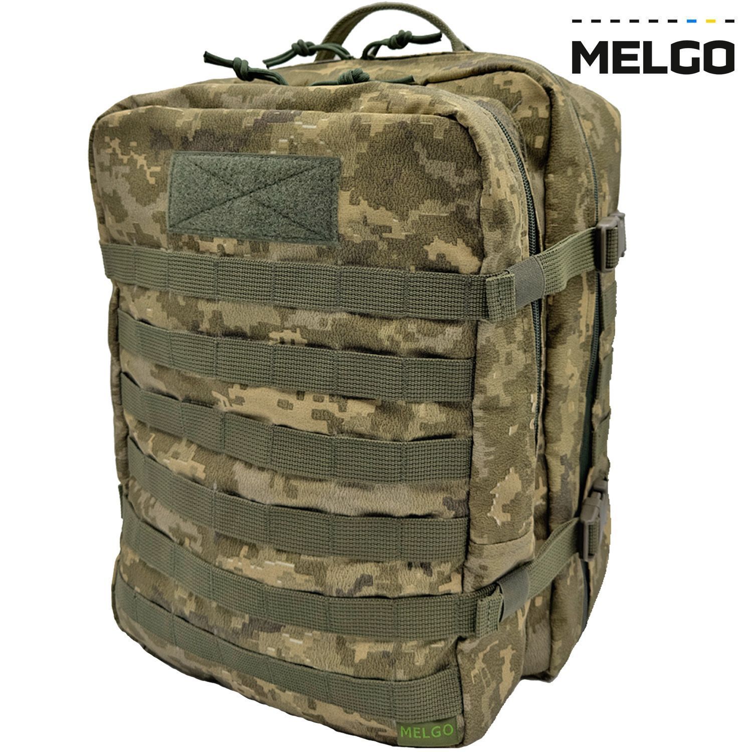Рюкзак тактичний 40 літрів Cordura 1000 D Піксель ММ-14 армійський, штурмовий MELGO фото 2