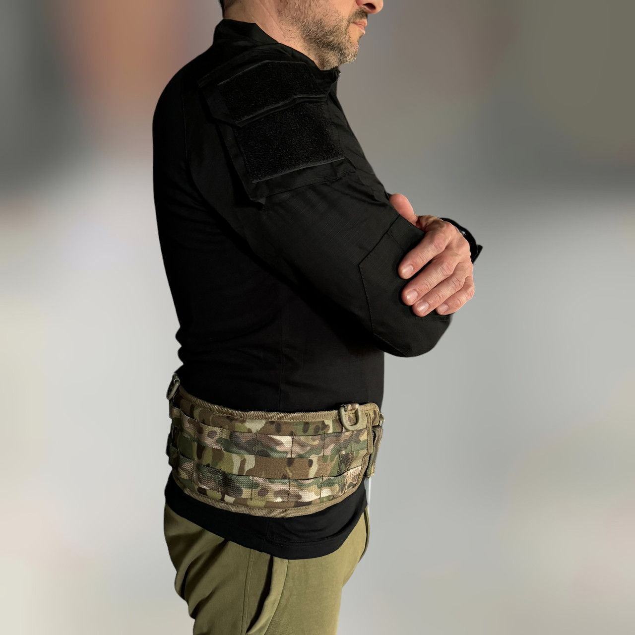 Пояс разгрузочный с Молли, Мультикам Cordura 1000D, WINTAC, варбелт тактический боевой пояс, разгрузка поясная фото 3