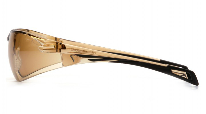 Окуляри захисні відкриті Pyramex PmxSlim (bronze) коричневі фото 3
