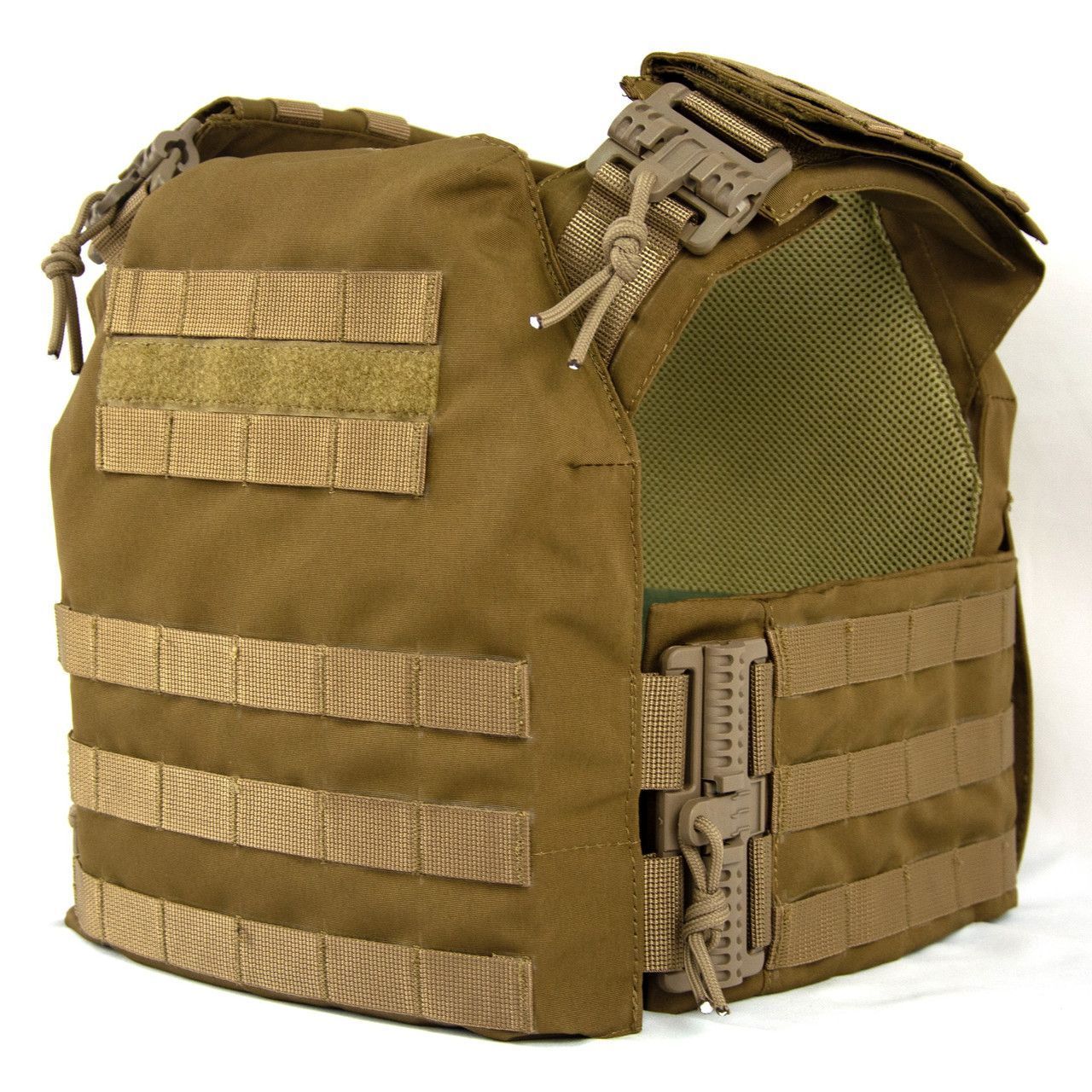 Плитоноска зі швидким скиданням Койот Cordura 1000 D MELGO фото 2