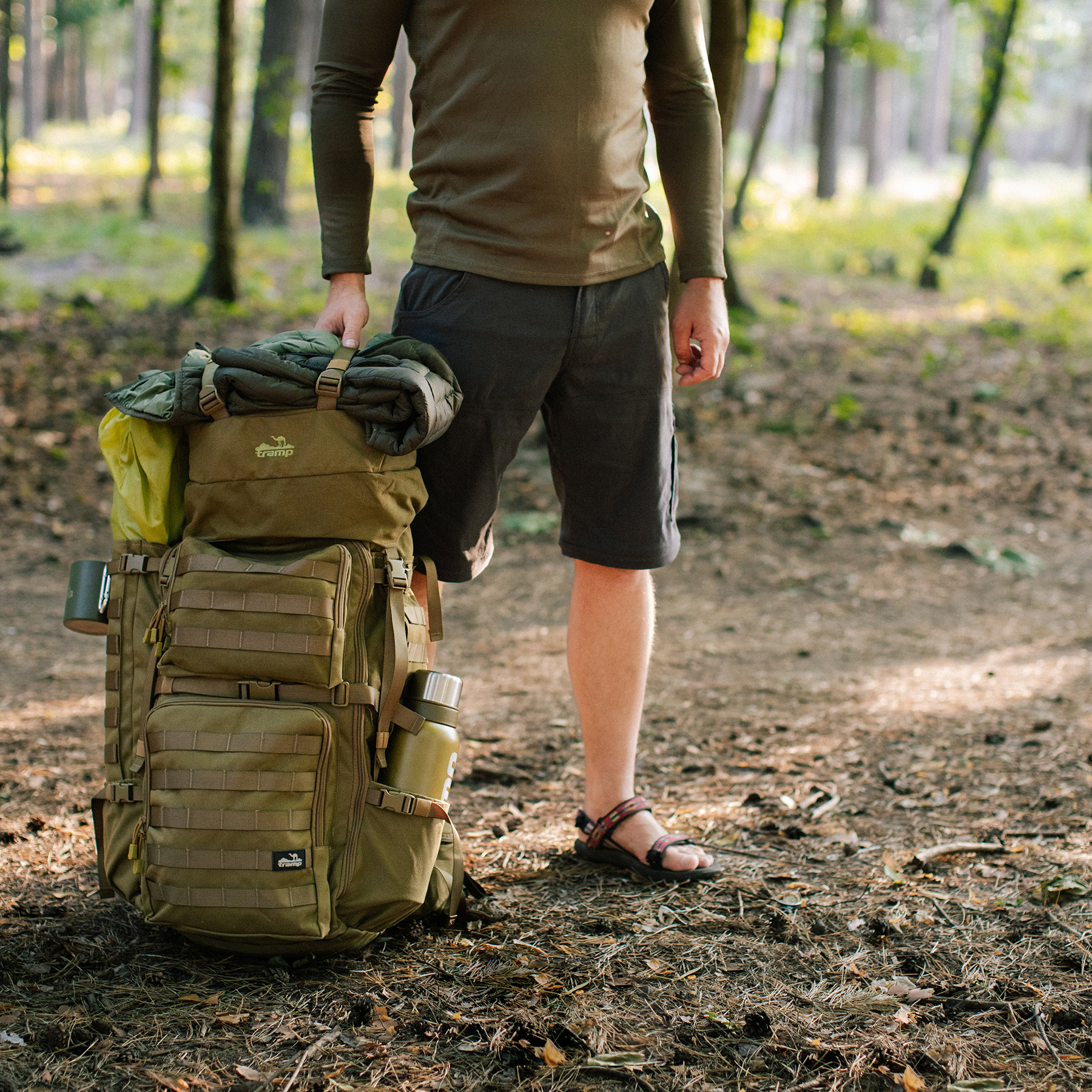 Рюкзак Tramp Defender 75л UTRP-049-sandstone фото 2