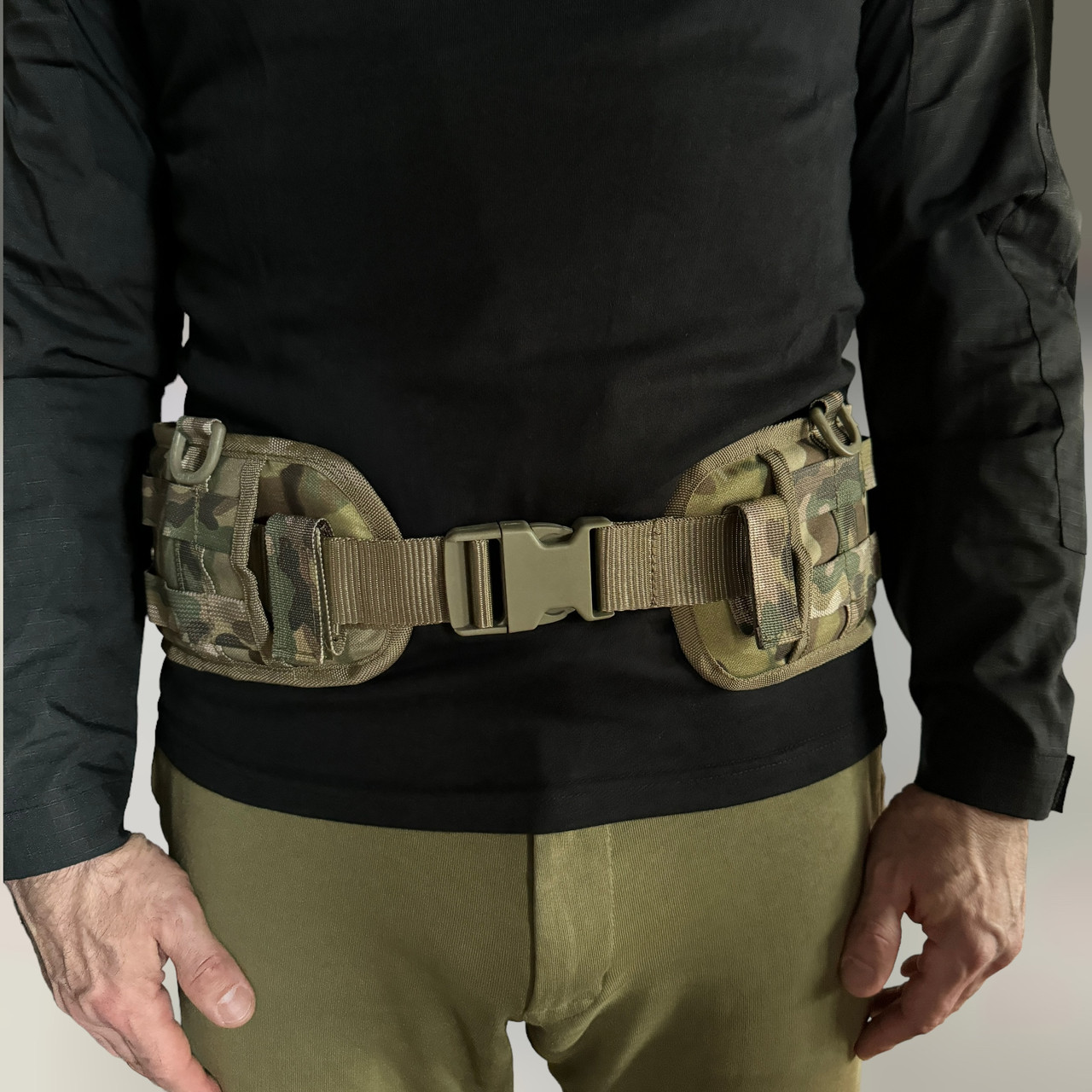 Пояс разгрузочный с Молли, Мультикам Cordura 1000D, WINTAC, варбелт тактический боевой пояс, разгрузка поясная фото 6
