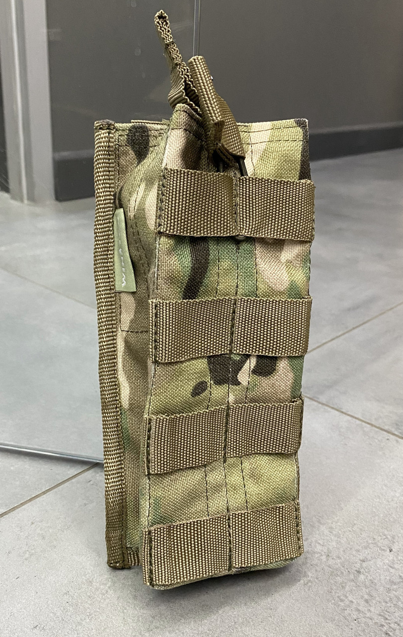 Подсумок под 2 магазина РКК (РПК) с Молли, Мультикам, Cordura, чехол под рожок, подсумок тактический под рожок фото 4