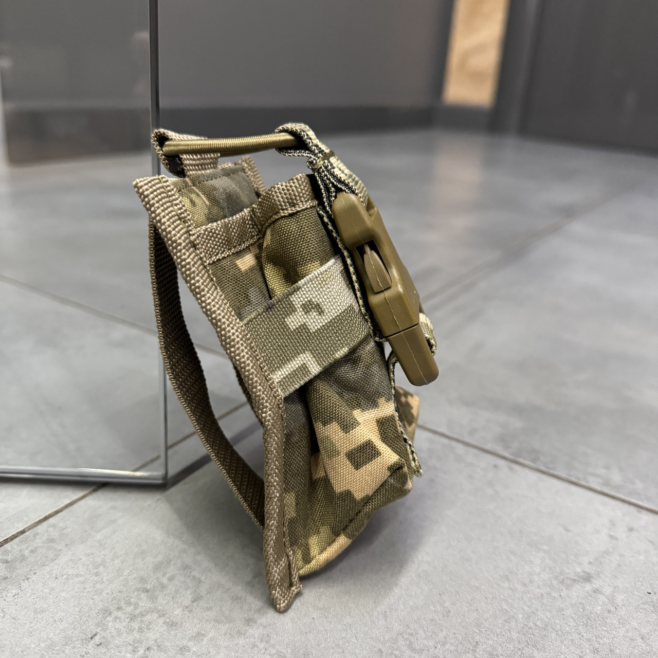 Подсумок под рацию на молли, Пиксель, Cordura 1000D, WINTAC, тактический чехол для рации на молли фото 6