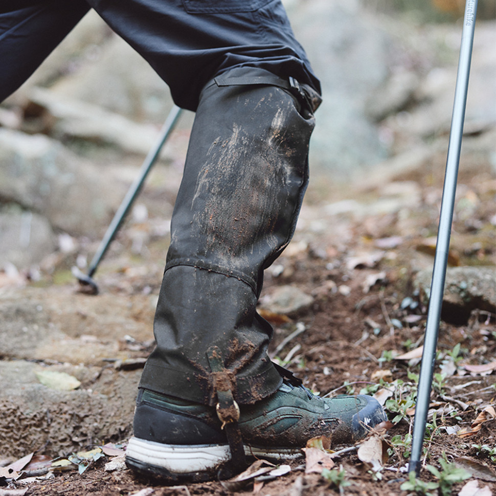 Захисні водонепроникні бахіли Naturehike CNK2450DS011, розмір L, чорні фото 6