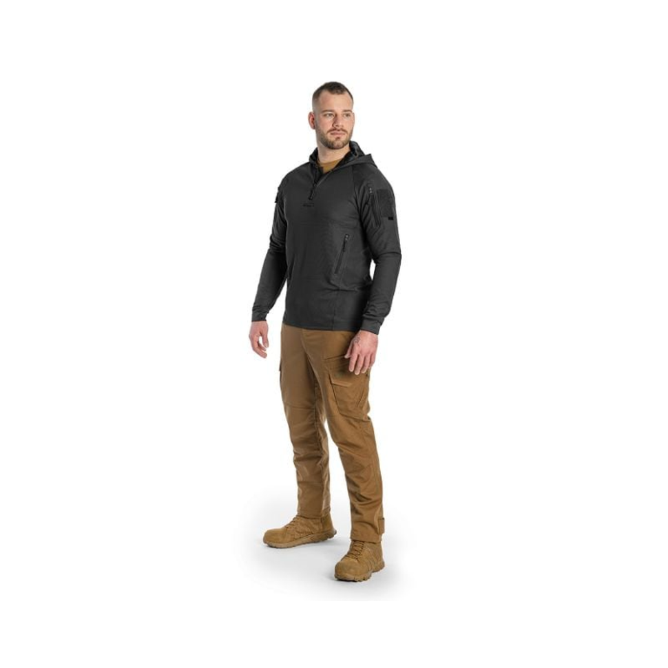 Кофта тактична Helikon-Tex RANGE HOODIE - TopCool, чорний, розмір XL фото 3