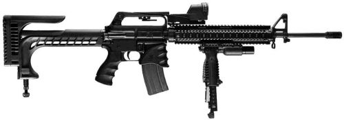 Приклад снайперський FAB для SR 25 / M16A2, чорний фото 3