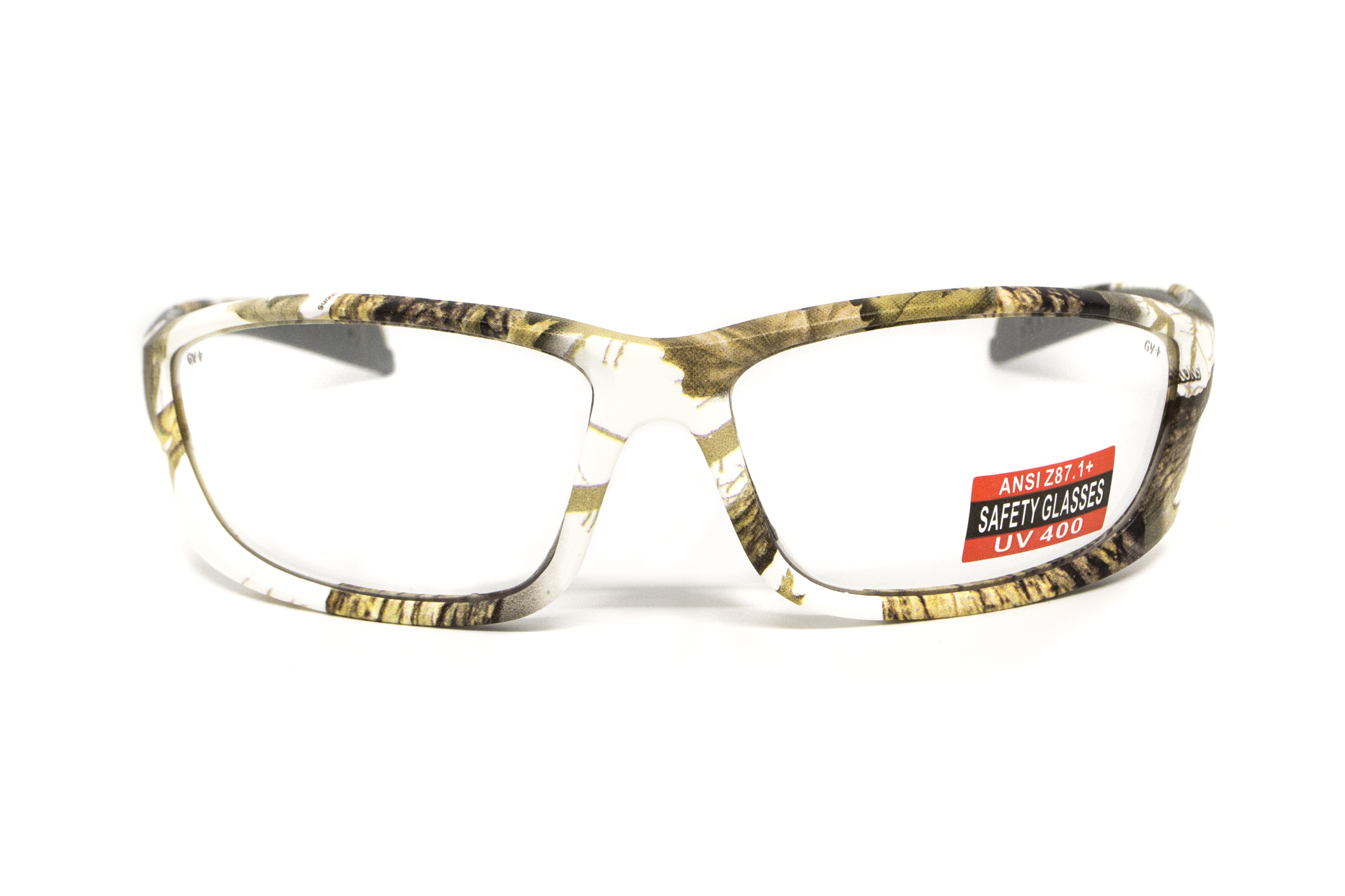 Очки защитные открытые Global Vision Hercules-5 White Camo (clear), прозрачные в камуфлированной оправе фото 2