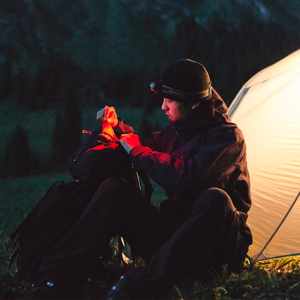 Ліхтар налобний Naturehike CNK2450ZM010, коричневий фото 10