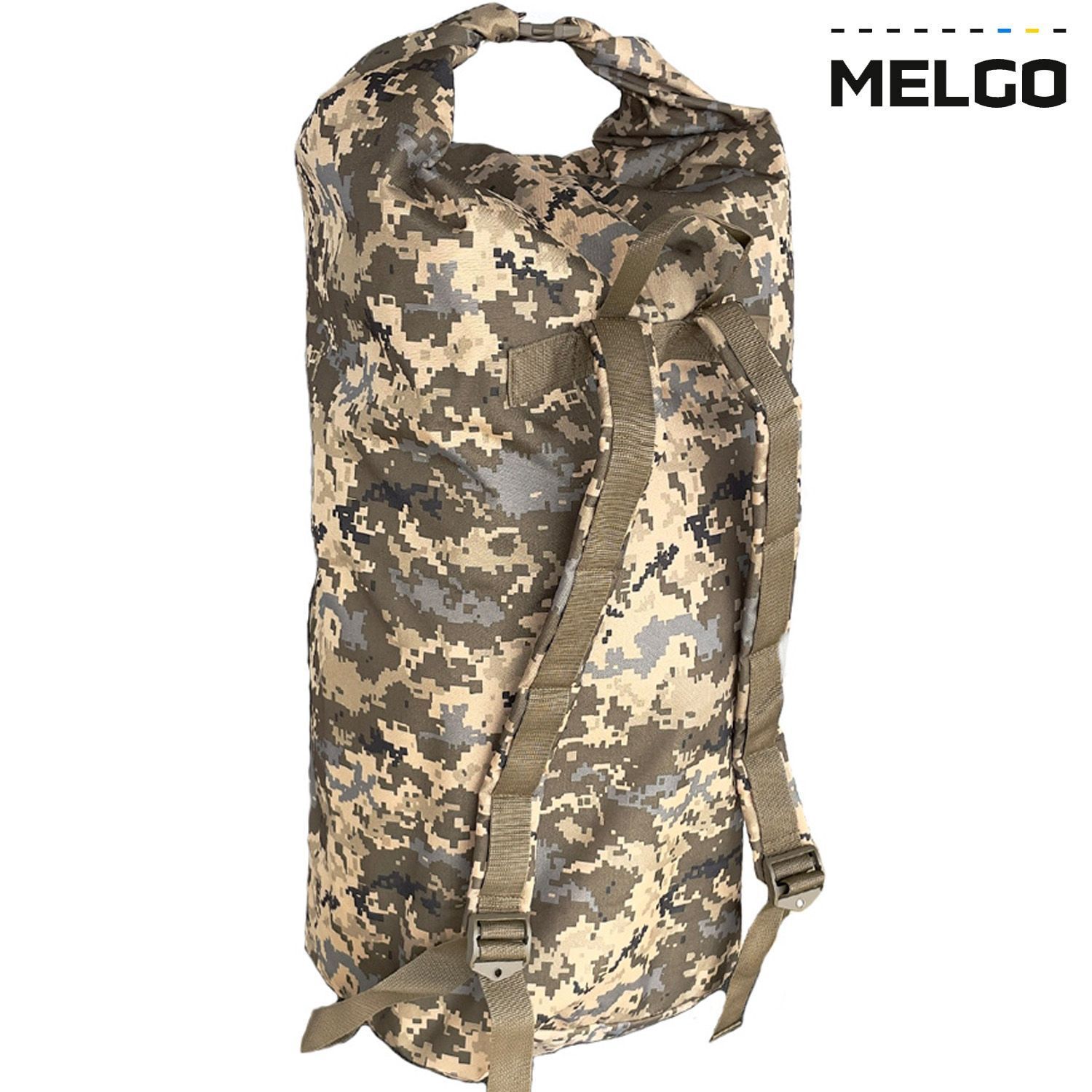 Баул тактичний 100 л Піксель Полікордура MELGO фото 2