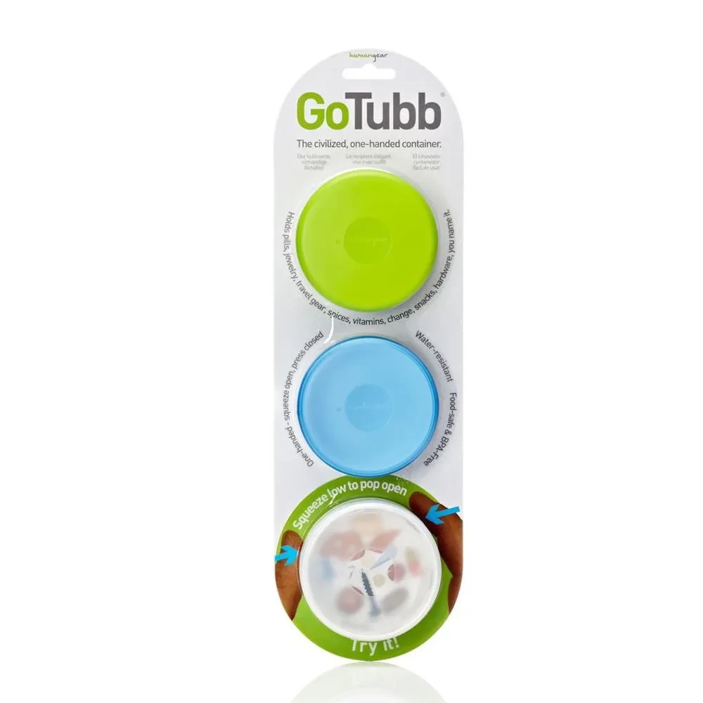 Набор контейнеров Humangear GoTubb 3-Pack Medium