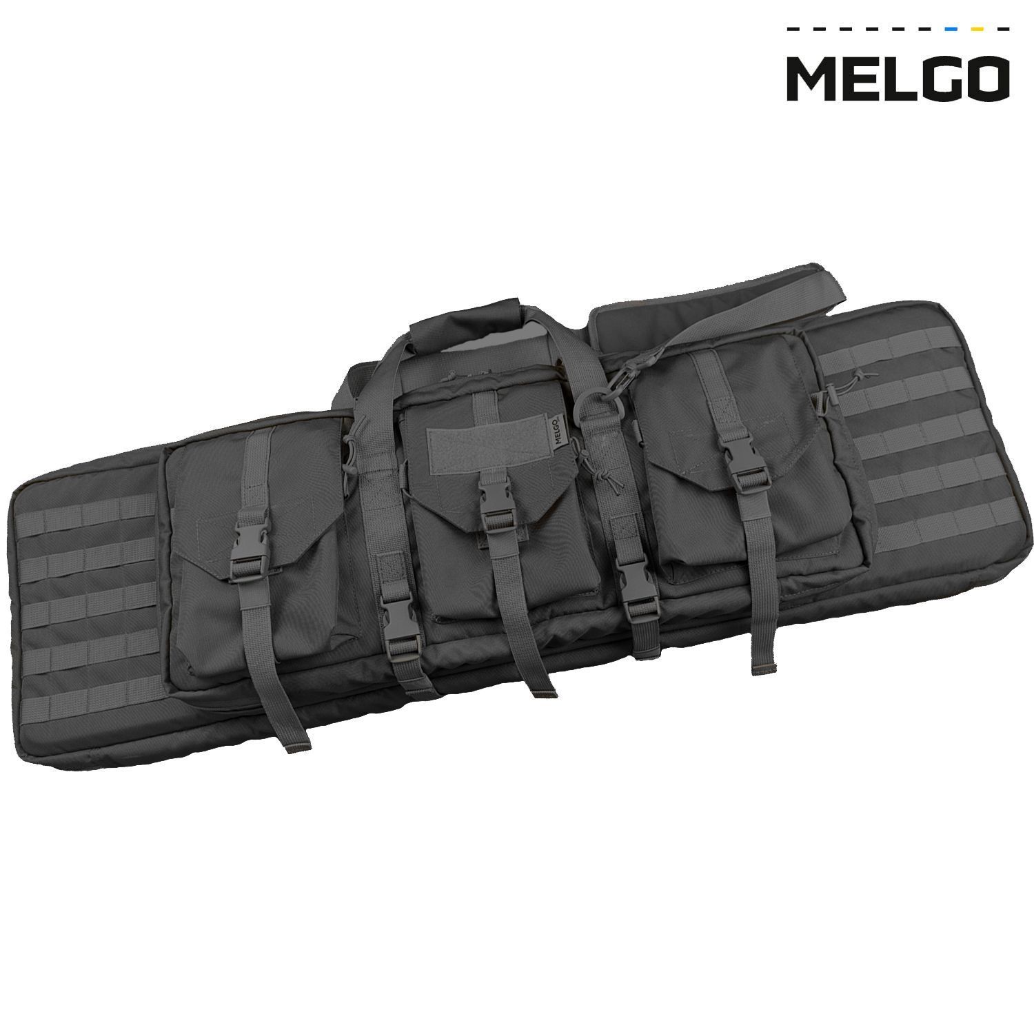 Сумка чохол для зброї 102 * 30 * 10 см MELGO, Чорний, Polycordura 900 D PU