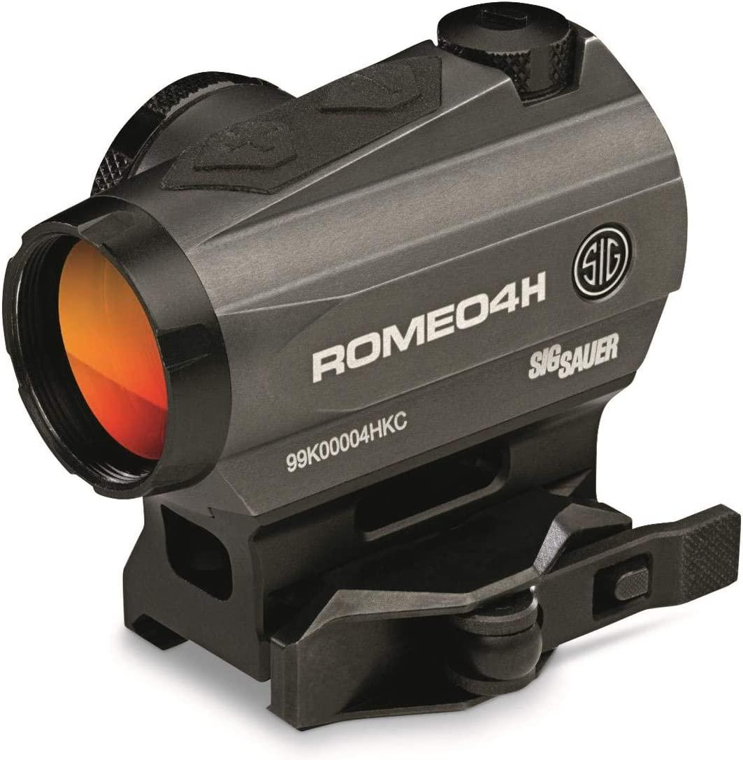 Коліматор SIG Optics ROMEO4H RD, BALLISTIC CIRCLE QUADPLE, 0.5 MOA ADJ, GRAPHITE SOR43012