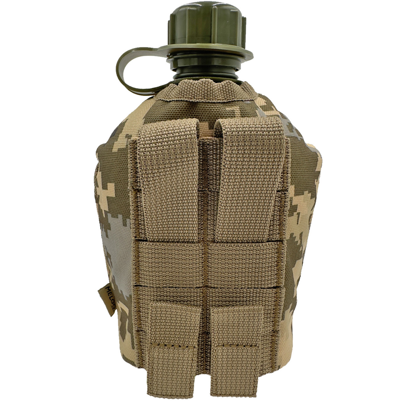 Фляга армейская 1л в чехле Molle Пиксель MELGO (фляга тактическая полевая индивидуальная) фото 7