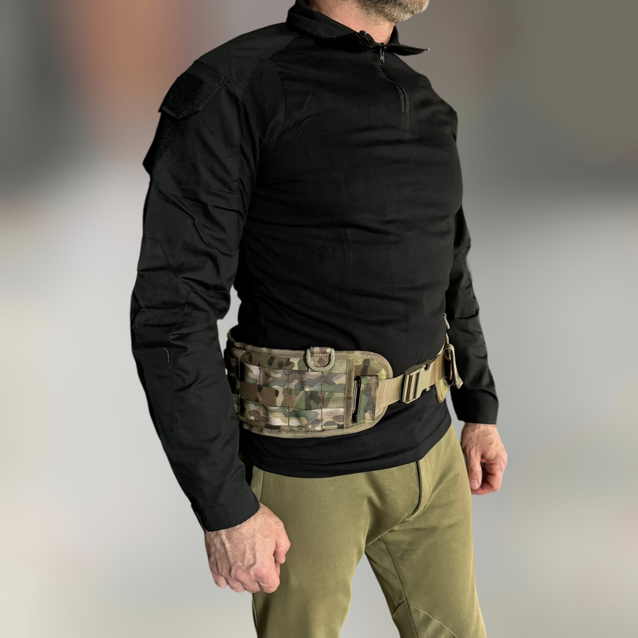 Пояс разгрузочный с Молли, Мультикам Cordura 1000D, WINTAC, варбелт тактический боевой пояс, разгрузка поясная фото 4