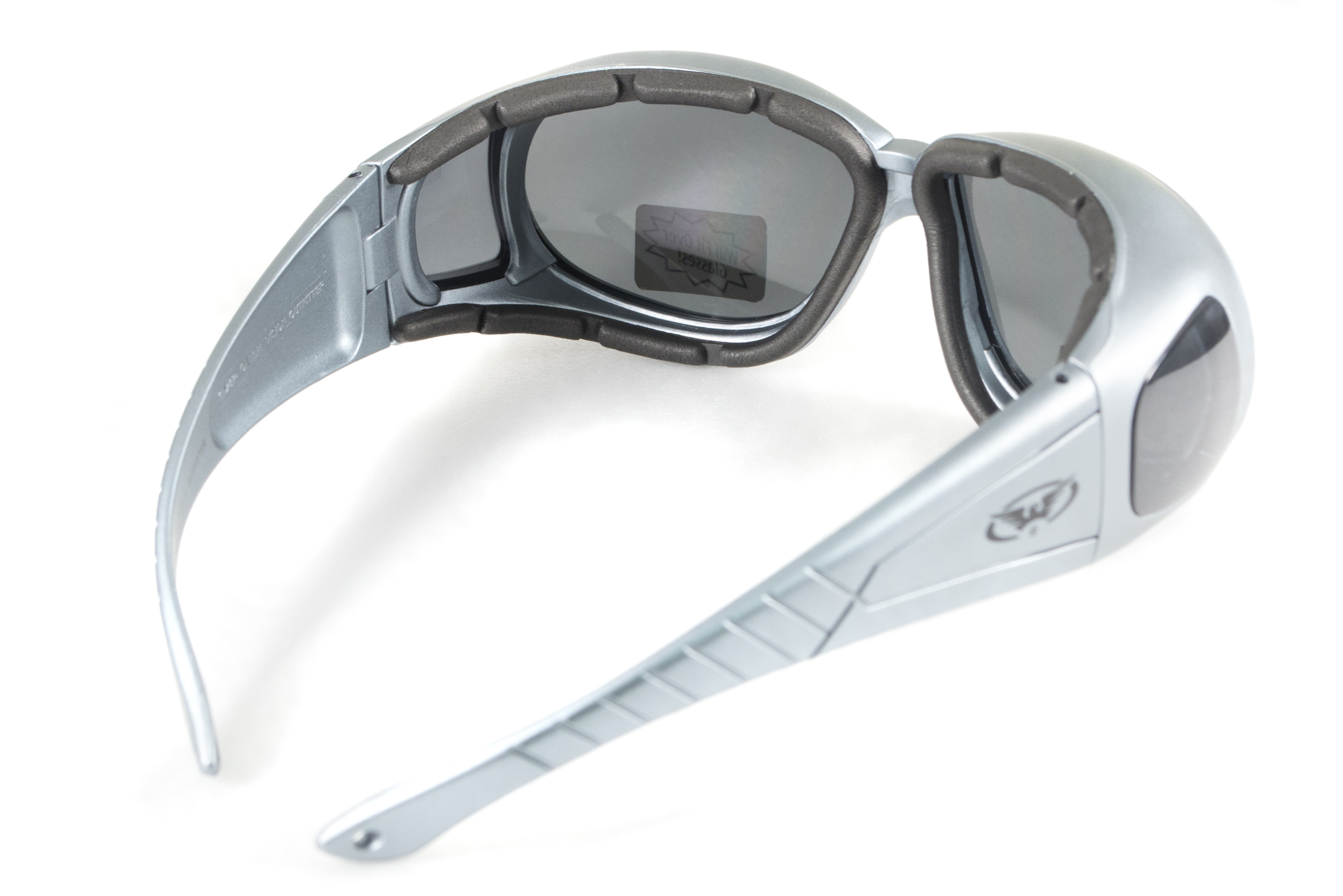 Очки защитные с уплотнителем Global Vision Outfitter Metallic (gray) Anti-Fog, серые фото 4