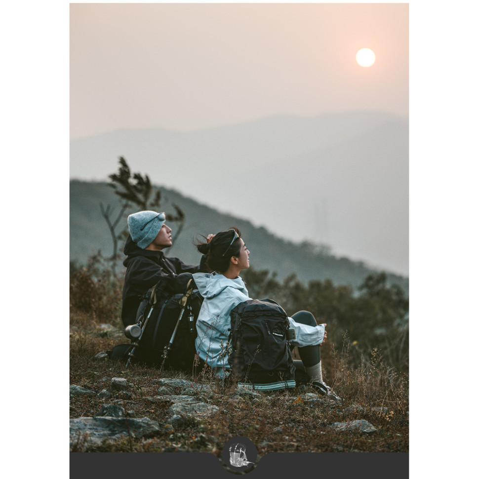 Рюкзак туристичний Naturehike CNK2300016, 30+5 л, чорний фото 5