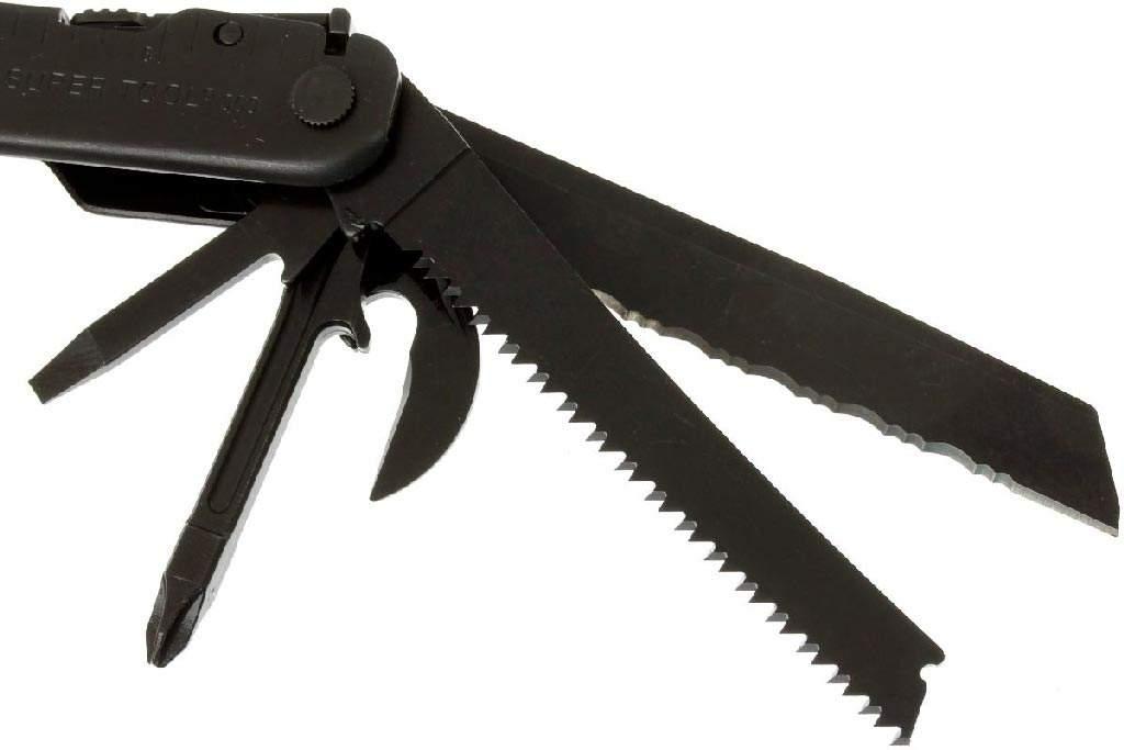 Мультитул LEATHERMAN Super Tool 300 BLACK, чехол MOLLE, картонная коробка фото 4
