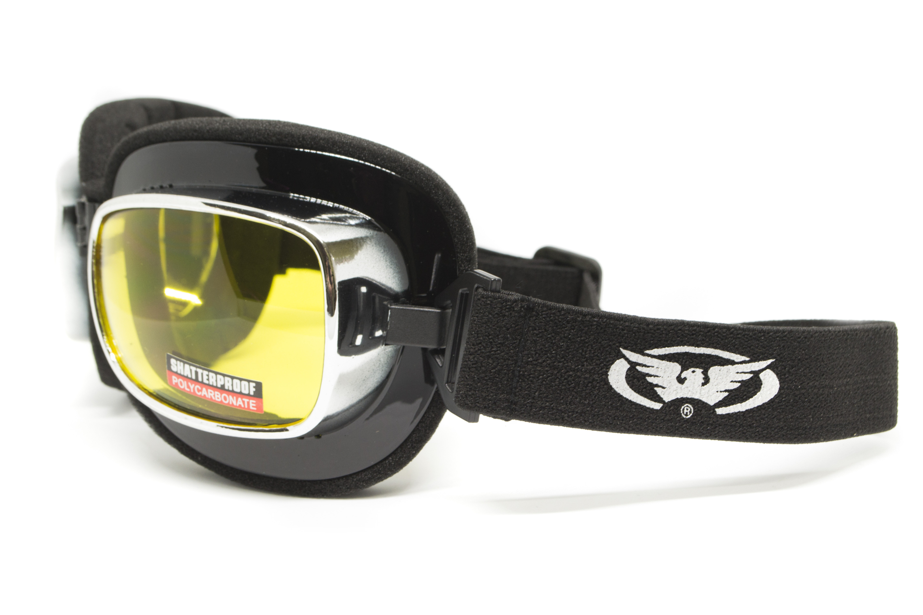 Очки защитные с уплотнителем Global Vision Retro Joe (yellow) желтые фото 6