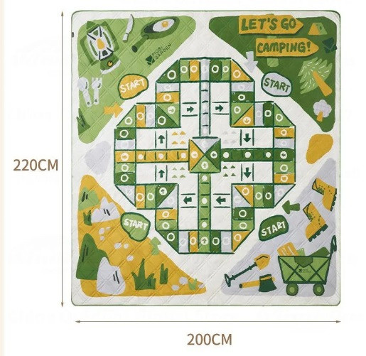 Килимок для пікніка Mobi Garden Camp 200х220 NX23663022 green фото 2