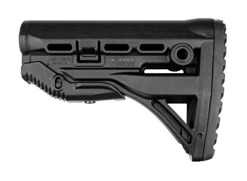 Приклад FAB Defense GL-SHOCK з амортизатором (полімер) чорний фото 2