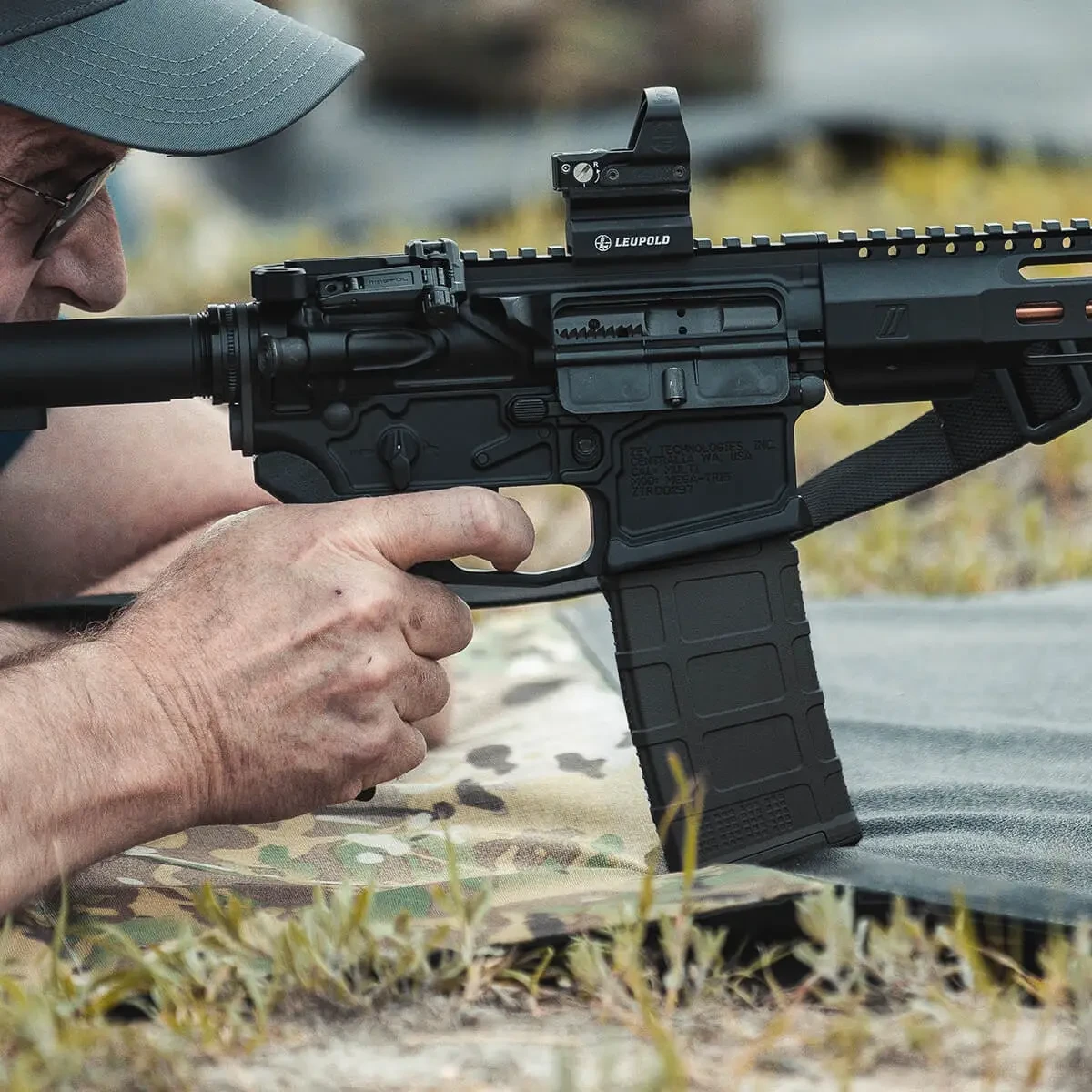 Магазин для AR15 Magpul на 30 патронов, цвет Чёрный, PMAG 30 GEN M3 AR/M4 5.56x45mm / .223 Remington (MAG557) фото 10