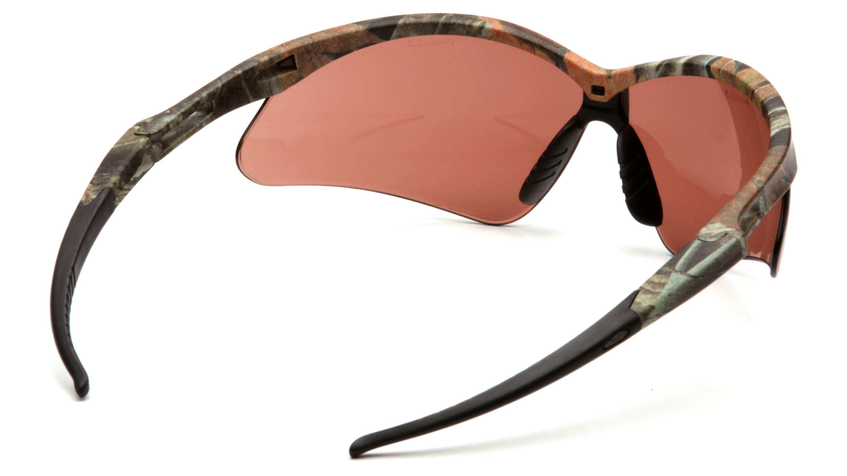 Очки защитные Pyramex Pmxtreme Camo (bronze) Anti-Fog, коричневые в камуфляжной оправе фото 2