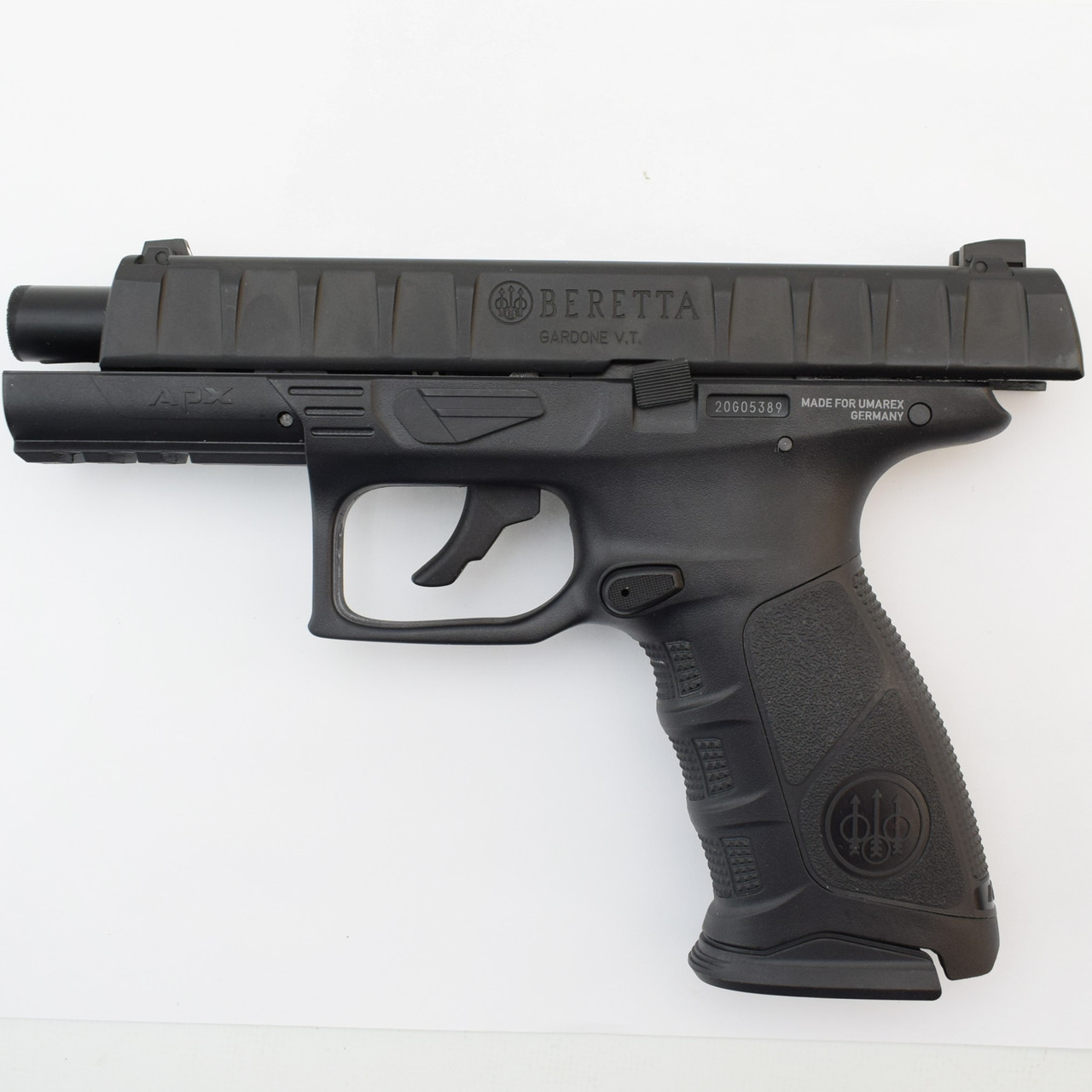 Пневматичний пістолет UMAREX Beretta APX, 4,5 мм ВВ, 120м/с, металевий затвор c блоу-бек фото 2