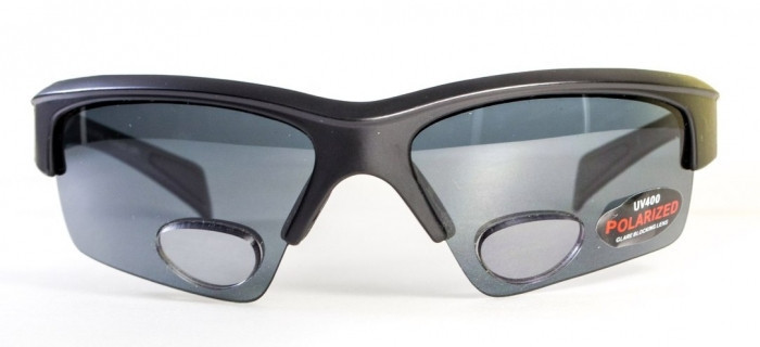 Бифокальные поляризационные очки BluWater Bifocal-2 (+2.5) Polarized (gray) серые фото 2