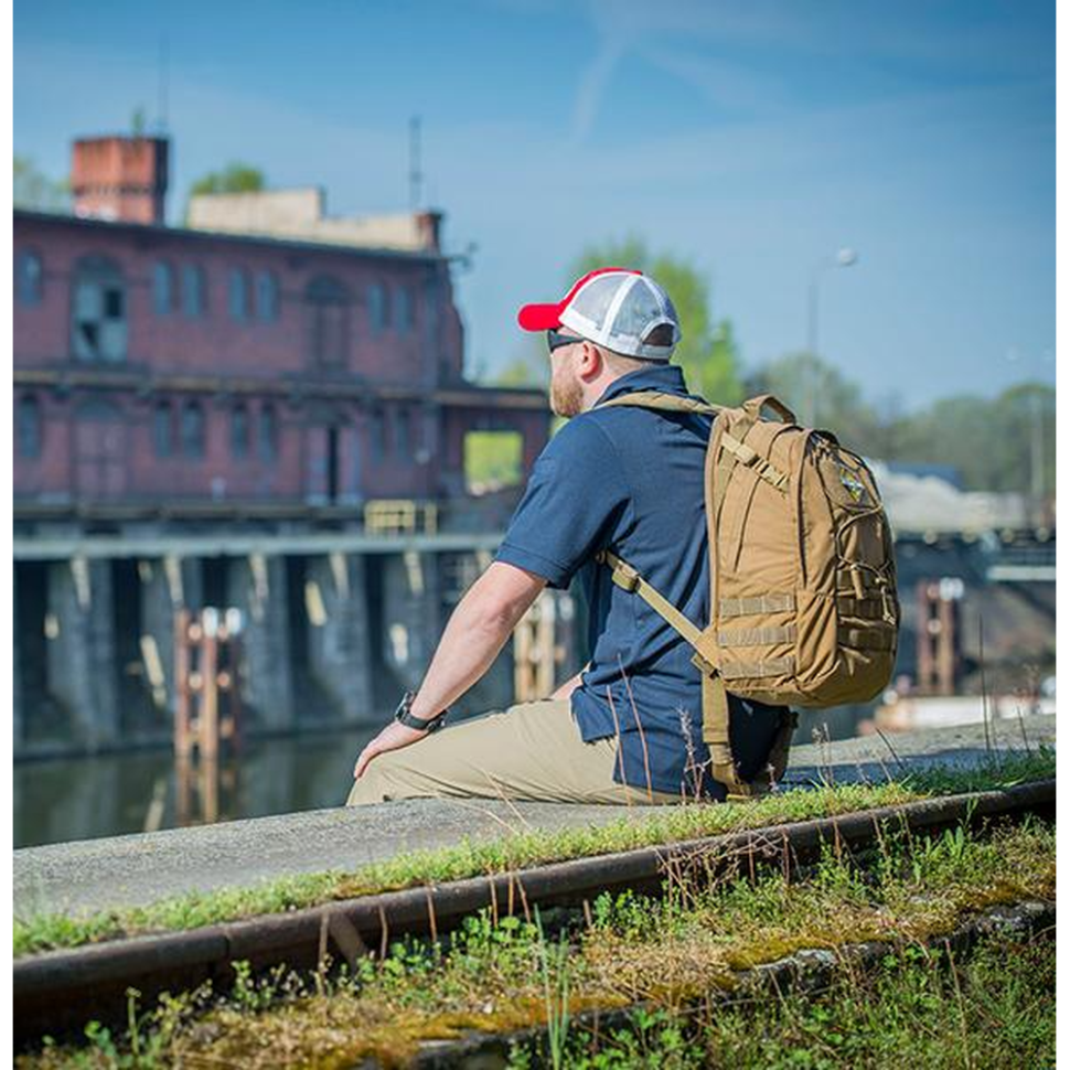 Рюкзак EDC 21л Helikon-Tex Backpack - Nylon Polyester Blend - Melange Grey фото 2