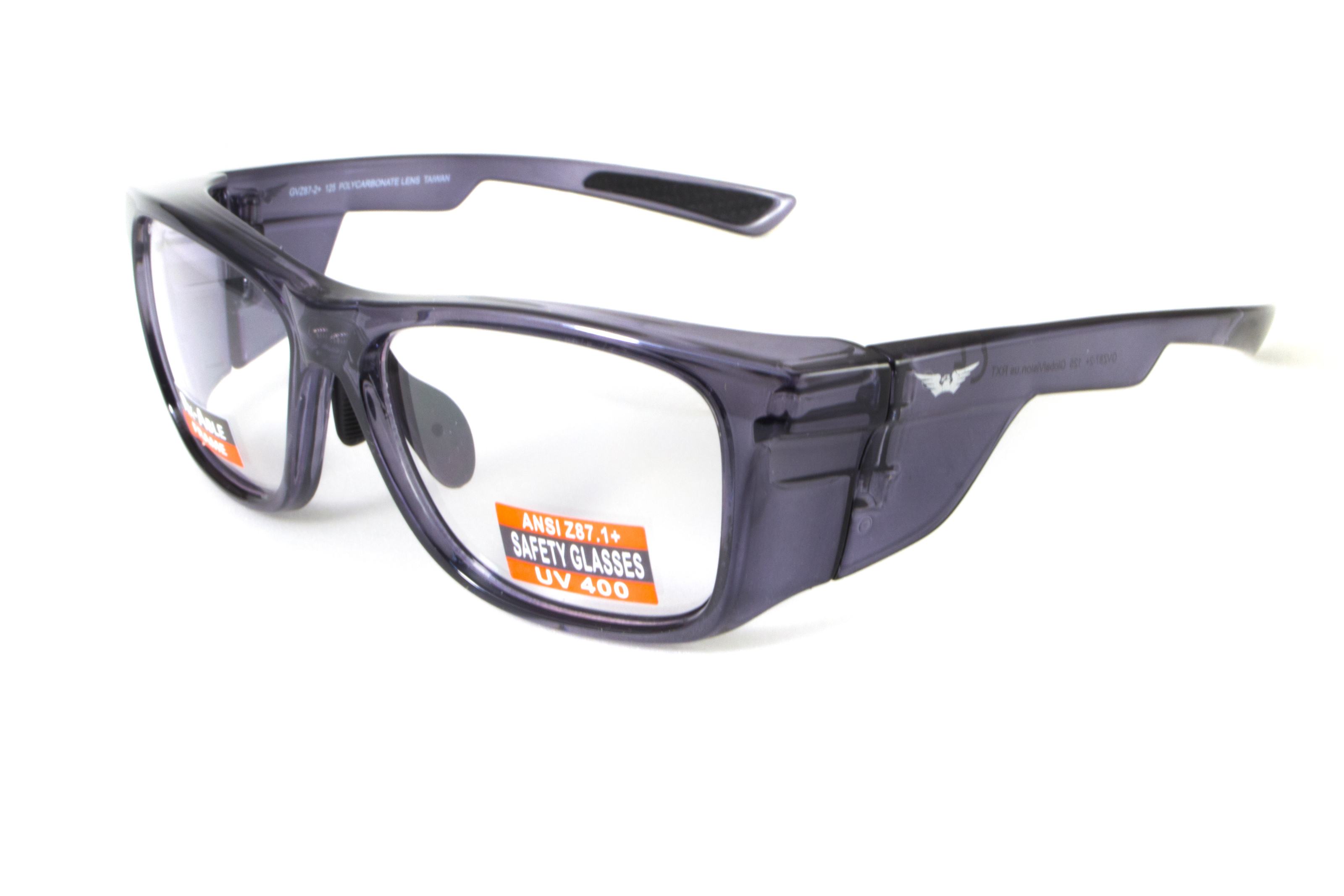 Спортивная оправа под диоптрии Global Vision RX-T Gloss Black (rx-able) (clear) прозрачные в черной полупрозрачной оправе фото 6
