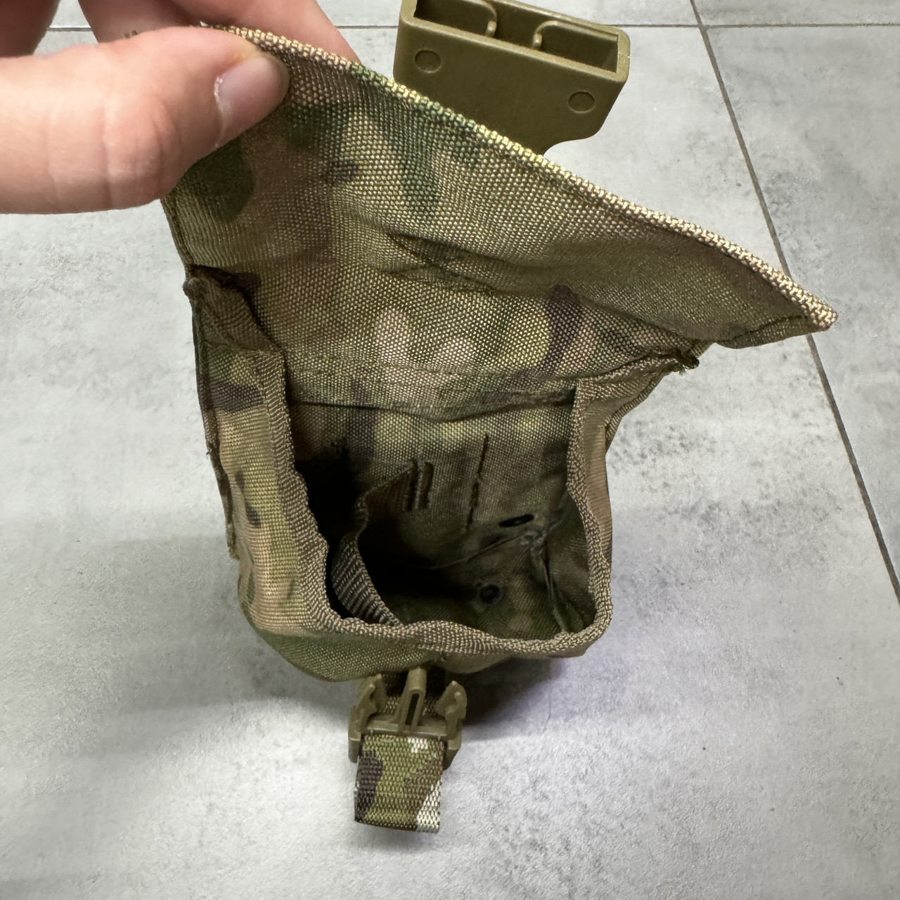Подсумок под 2 гранаты на Молли, Мультикам, WINTAC, Cordura 1000D, тактический чехол под две гранаты на Молли фото 6