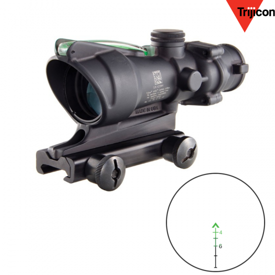 Оптичний приціл TRIJICON ACOG 4x32 BAC Dual Illuminated Red Chevron.223/5.56 BDC фото 4
