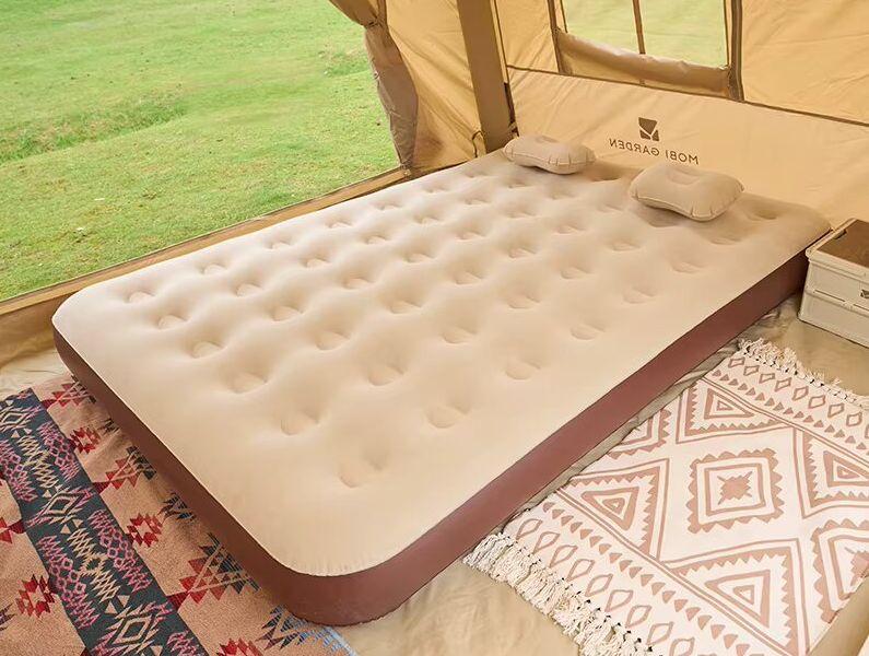 Матрац надувний двомісний з вбудованим насосом Mobi Garden Air double bed 26 см NX24663001 sand фото 8