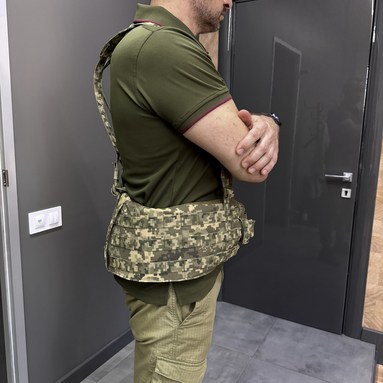 РПС под баллистическую защиту, р L (108-150 см), система Молли, WINTAC, Пиксель, разгрузочный жилет, варбелт фото 3