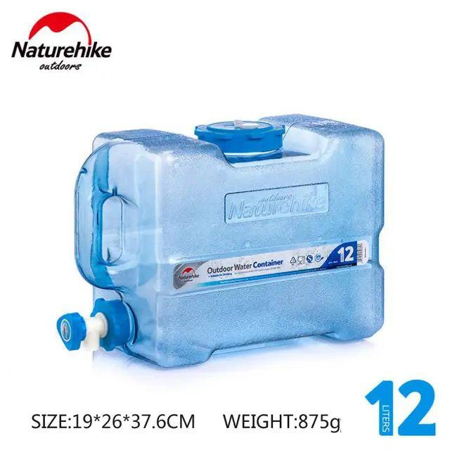 Каністра для води Naturehike PC7 NH18S012-T, 12 л, синя фото 6