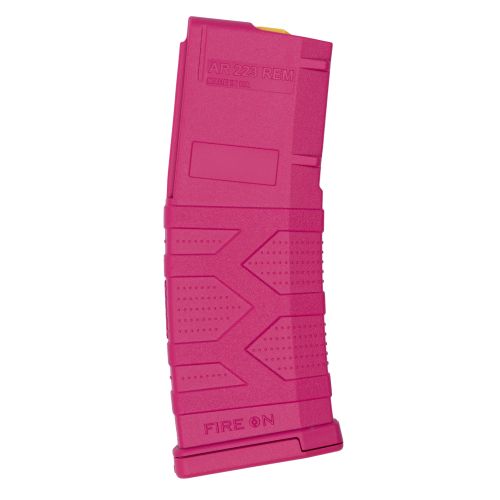 Магазин FIRE ON АR-30 5,56*45 NATO/.223 Rem розовый