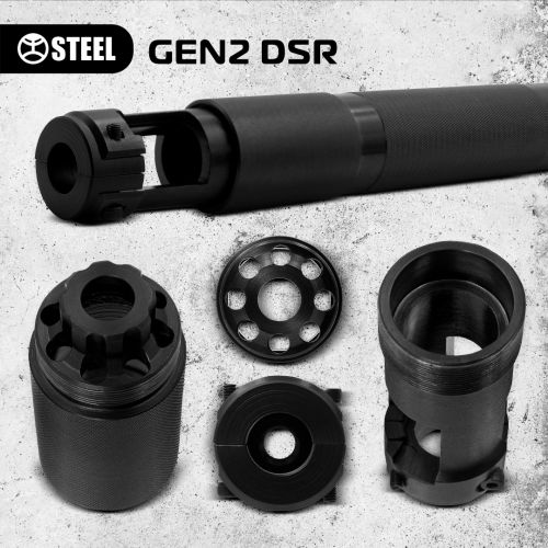 Саундмодератор ПБС Steel GEN2 DSR 7.62х54 R (для СВД, СГД, Драгунова, Тигр) фото 4