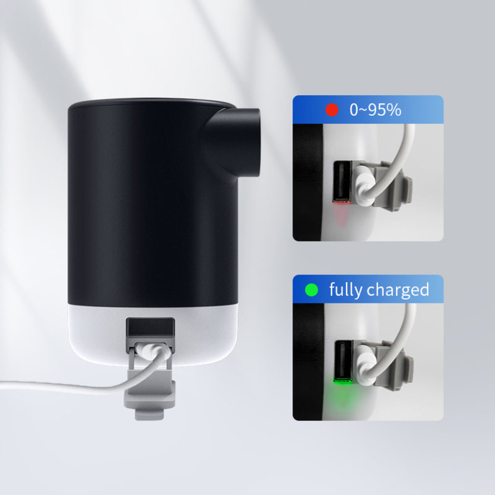 Насос-ліхтар-powerbank кемпінговий Flextail Max Pump 2 Pro, білий фото 2