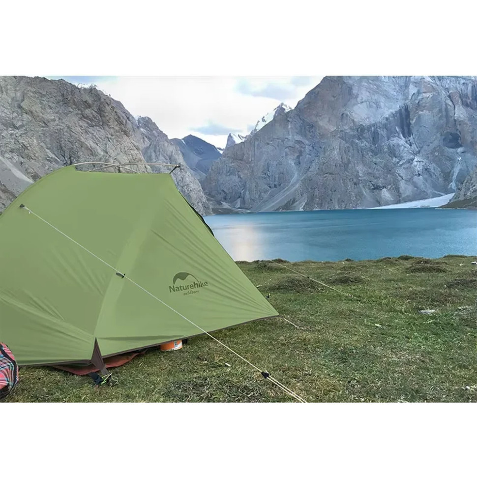 Намет двомісний Naturehike Tagar NH17T180-J, темний зелений фото 7
