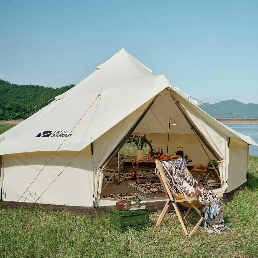 Намет-шатро Mobi Garden ERA Camp Campsite Version 260 NX21561029 ivory фото 5