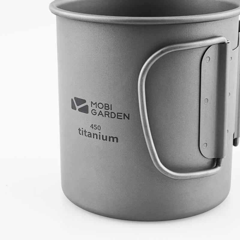 Кружка титанова з кришкою Mobi Garden 300мл NX20666038 titanium фото 5