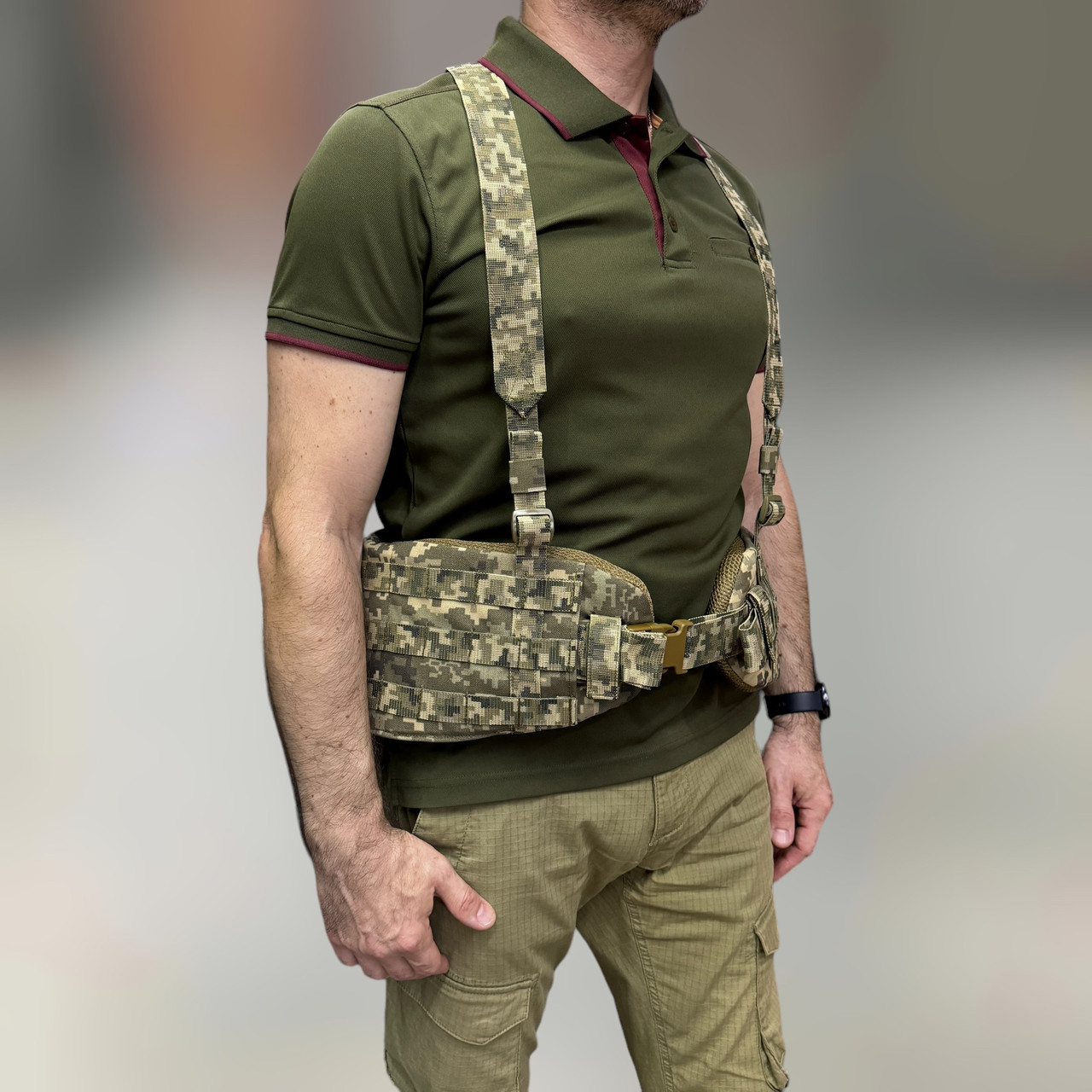 РПС (Украина) с баллистическим пакетом, размер M, c системой Молли, Пиксель, разгрузочный жилет, варбелт фото 3