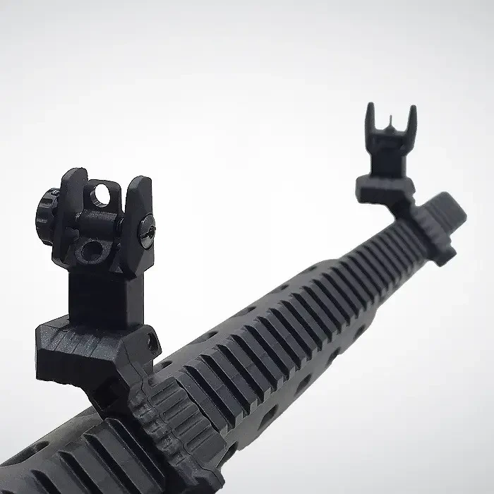 Мушка и целик 45°, DLG Tactical DLG-185, высокие, складные, на Picatinny фото 8