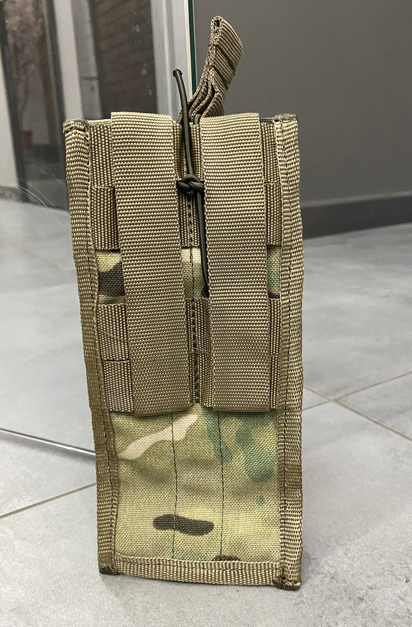 Подсумок под 2 магазина РКК (РПК) с Молли, Мультикам, Cordura, чехол под рожок, подсумок тактический под рожок фото 5