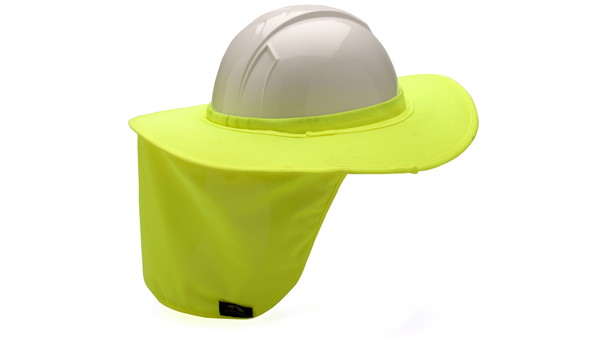 Сонцезахисний козирок для каски з накидкою для шиї Pyramex HPSHADE30 (Hi-vis Lime)