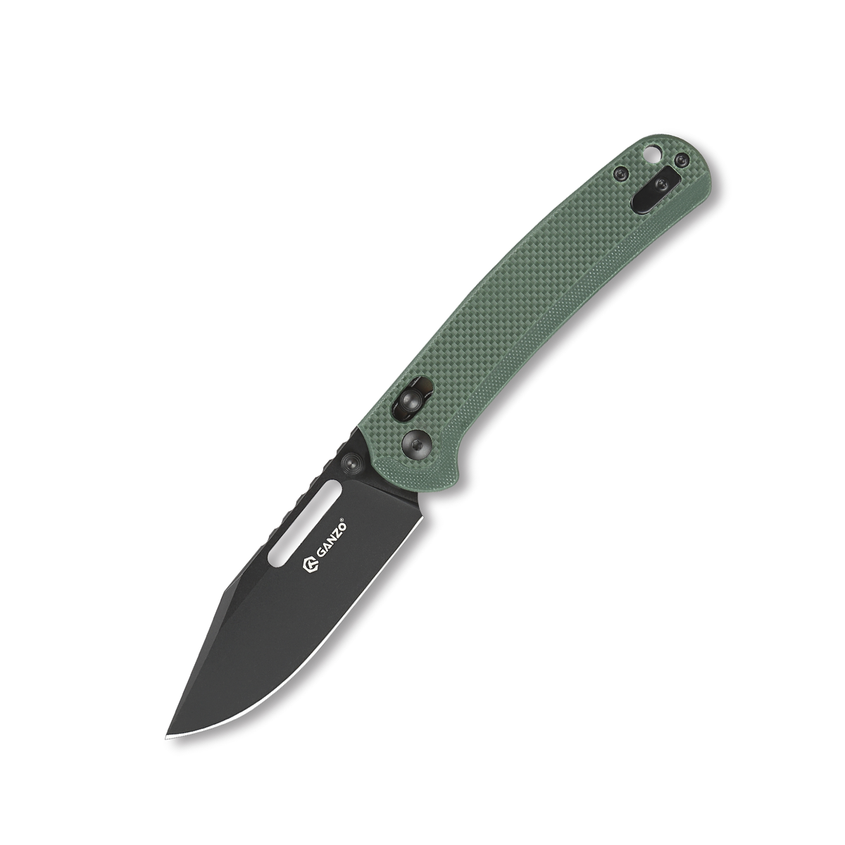 Чем складной Ganzo G768PT-GB сине-зеленый, черный клинок